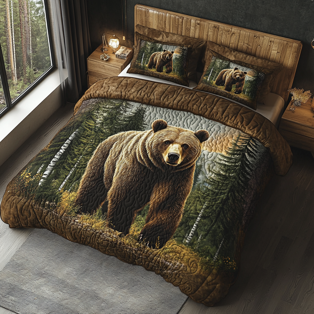 River Hunter Quilted Bedding Set Bed Decor Ideas Hunting Themed Gifts