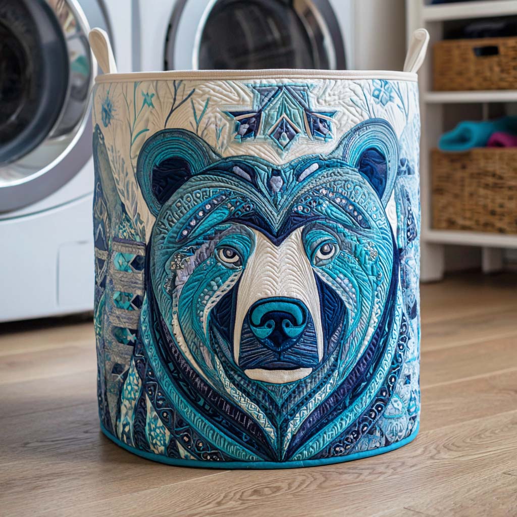 River Hunter Quilted Laundry Basket Gift Idea For Busy Families