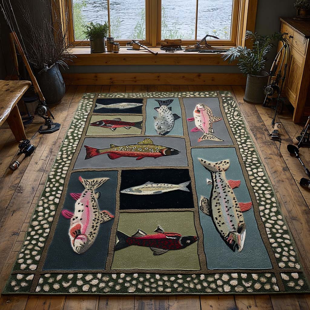 River Treasure Area Rug  Large Rugs For Living Room Christmas Gifts For Parent In Laws