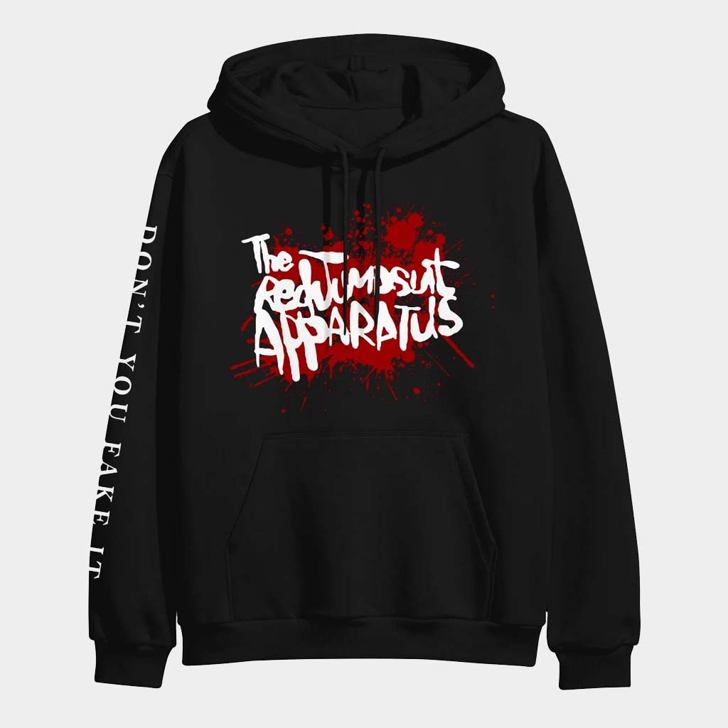 RJA Merch Splatter Logo Hoodie Don't You Fake It Hoodie Birthday Ideas For Husband