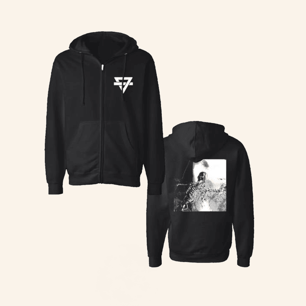 RKS Band Merch Bones Zip Up Hoodie Gifts For Rock Band Fans RKS Band Merch Bones Zip Up Hoodie Gifts For Rock Band Fans