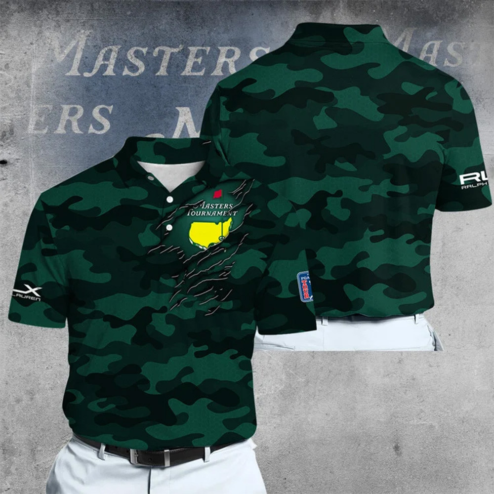 RLX Masters Tournament Golf Polo Shirt Augusta National Golf Club Clothes Gift For Husband