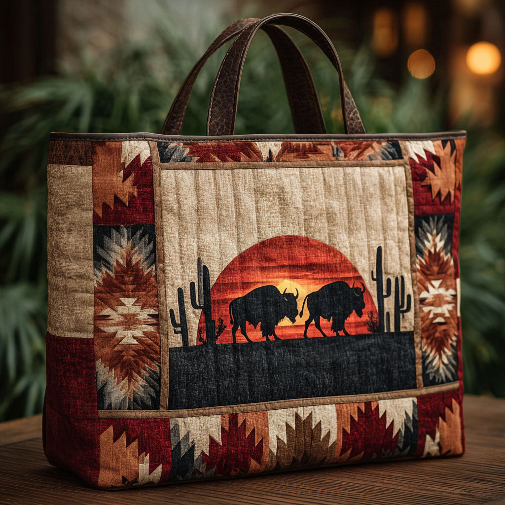 Roaming Bold Quilted Tote Bag Christmas Presents For Horse Lovers