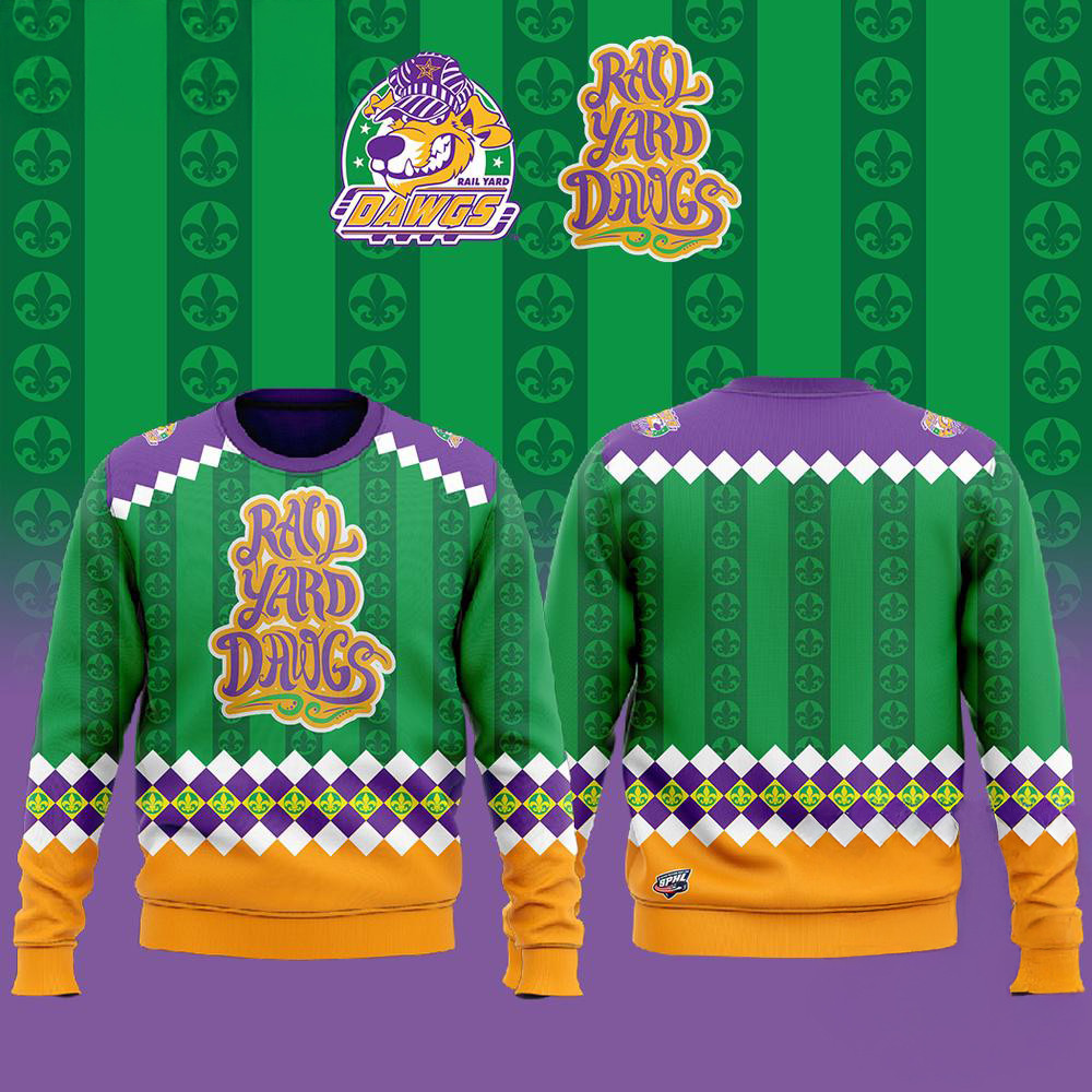 Roanoke Dawgs 2025 Mardi Gras Sweatshirt Gifts For Fans
