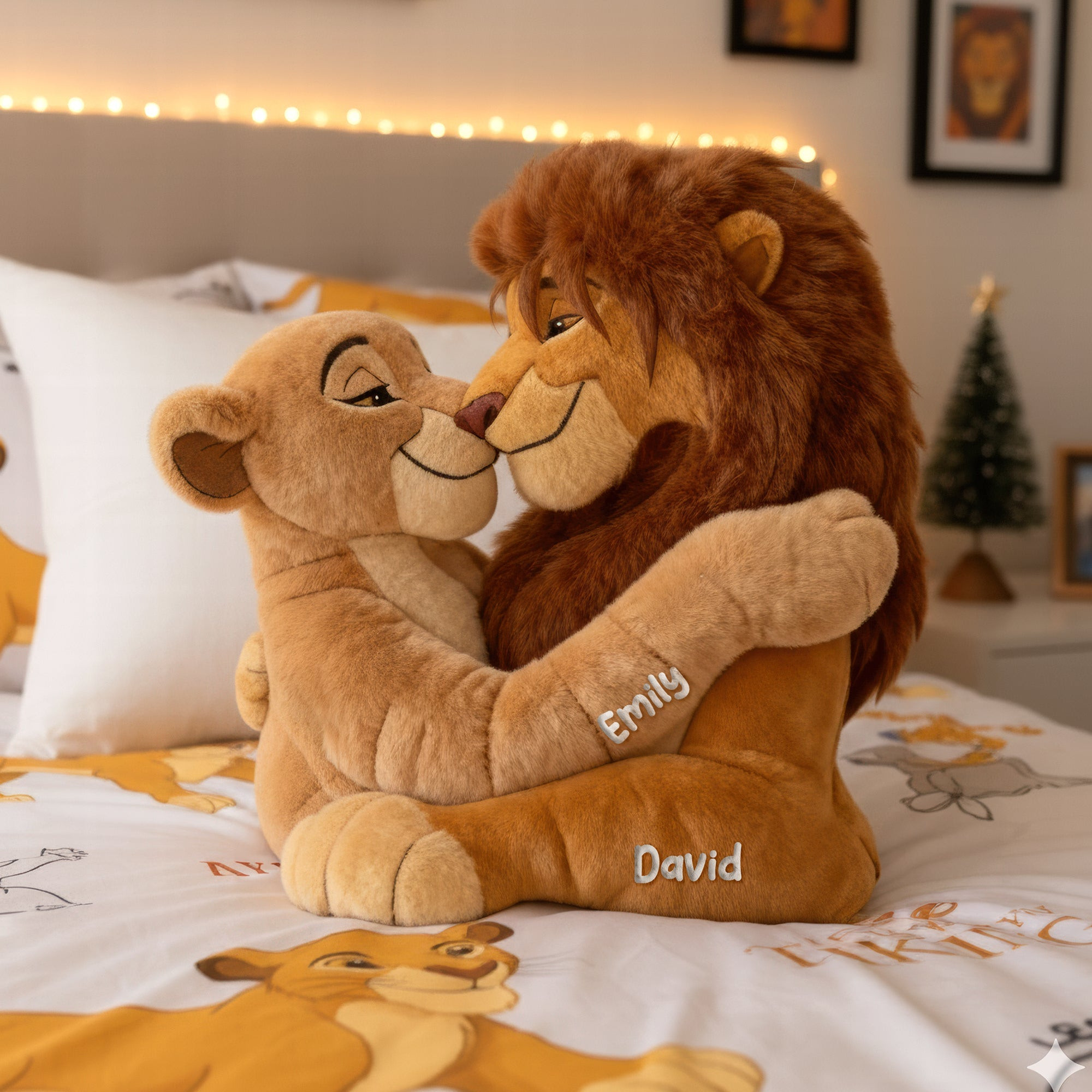 Roaring Majestic Couple Pillow - Personalized Gift For Couples - Novelty Christmas Ornaments Funny Roaring Majestic Couple Pillow - Personalized Gift For Couples - Novelty Christmas Ornaments Funny