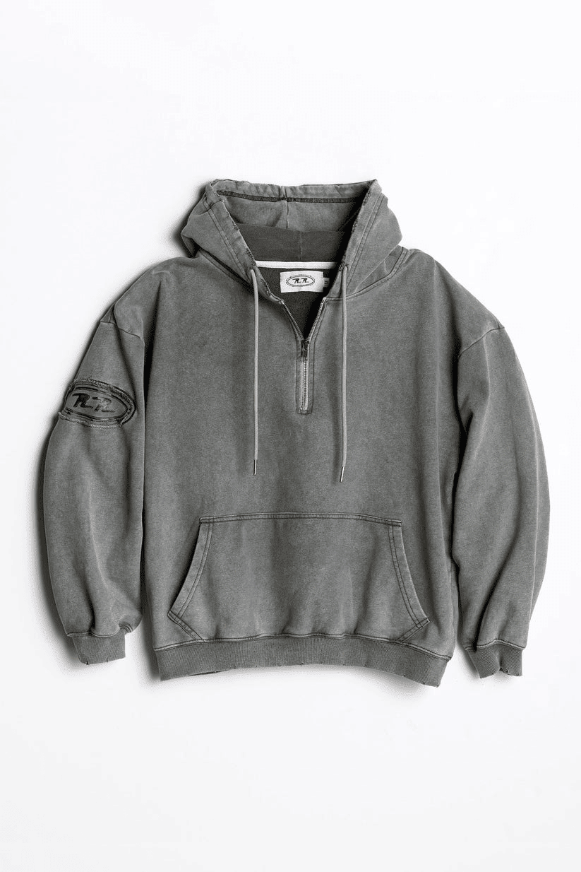 Rob Rausch Merch Vintage Faded Quarter Zip Hoodie Gifts For Boyfriend Rob Rausch Merch Vintage Faded Quarter Zip Hoodie Gifts For Boyfriend