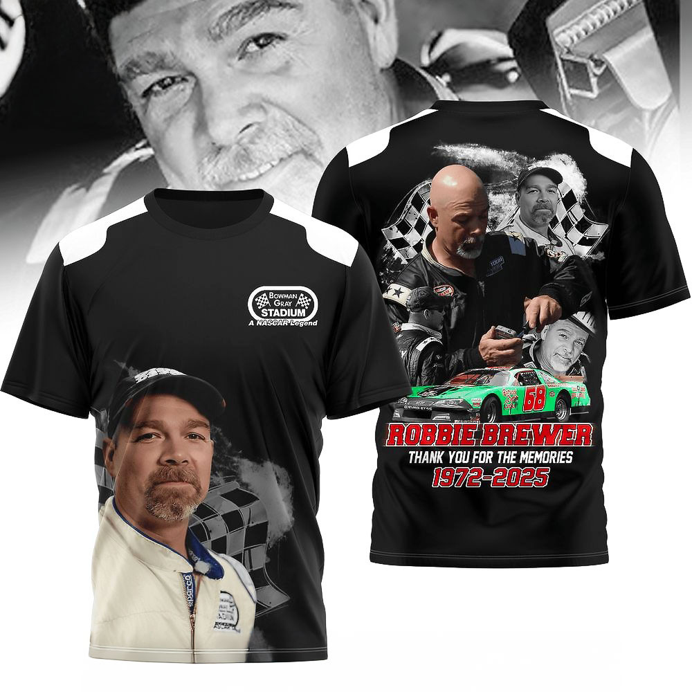 Robbie Brewer Thank You For The Memories 1972-2025 T-Shirt Best Idea Gifts