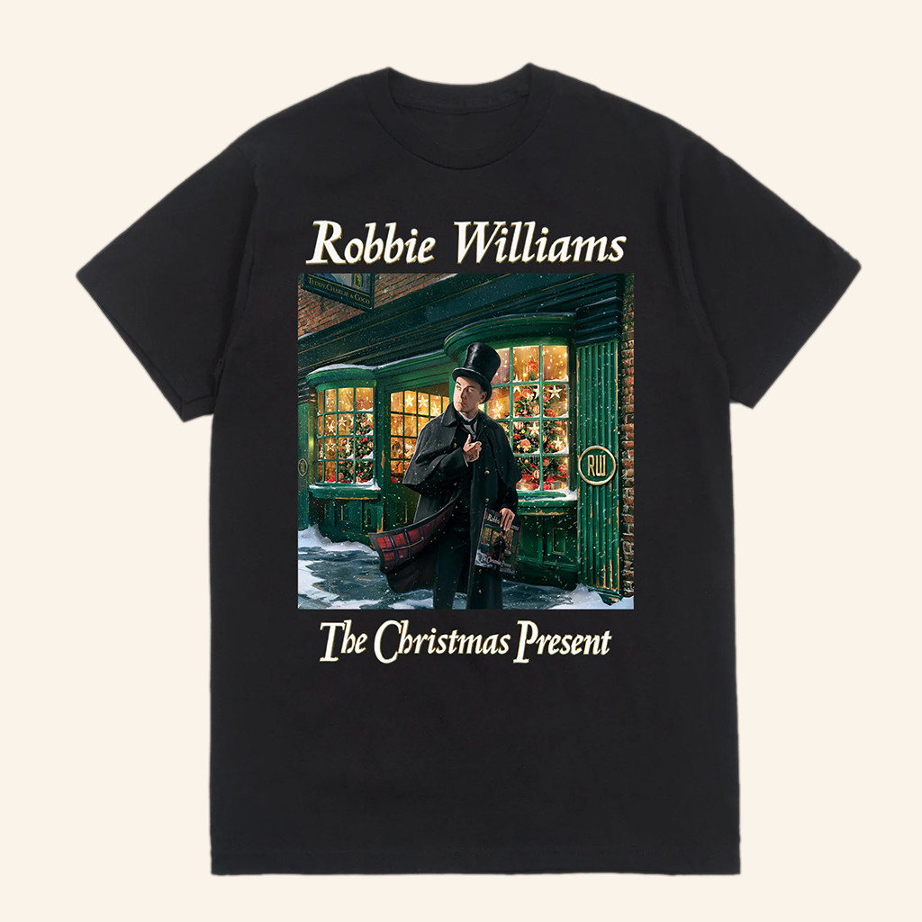 Robbie Williams Merch The Christmas Present T-Shirt Xmas Gifts Ideas For Wife Robbie Williams Merch The Christmas Present T-Shirt Xmas Gifts Ideas For Wife