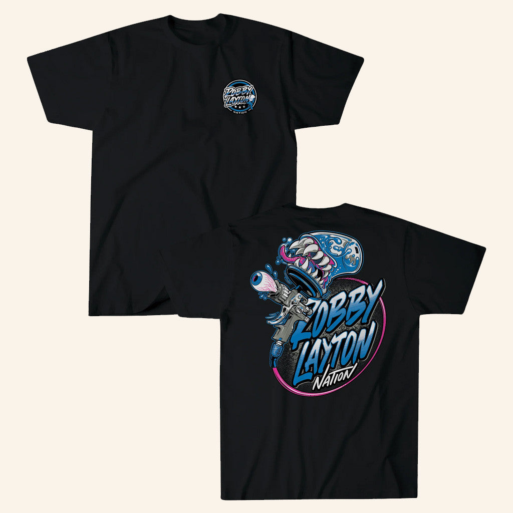 Robby Layton Merch Robby Layton Nation Spray Shirt Gifts For Besties