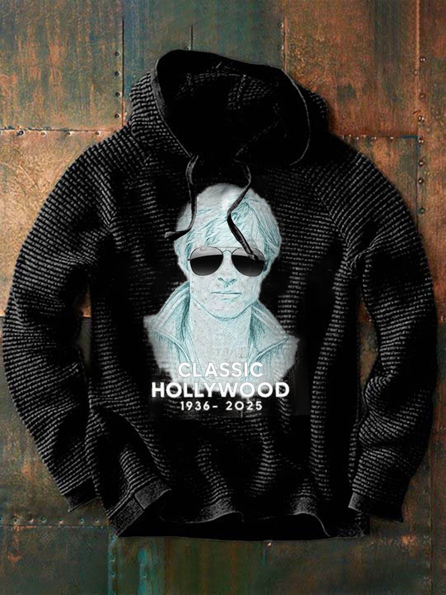 Robert Redford Hoodie Classic Hollywood 1936 2025 Memorial Apparel Presents For Fan