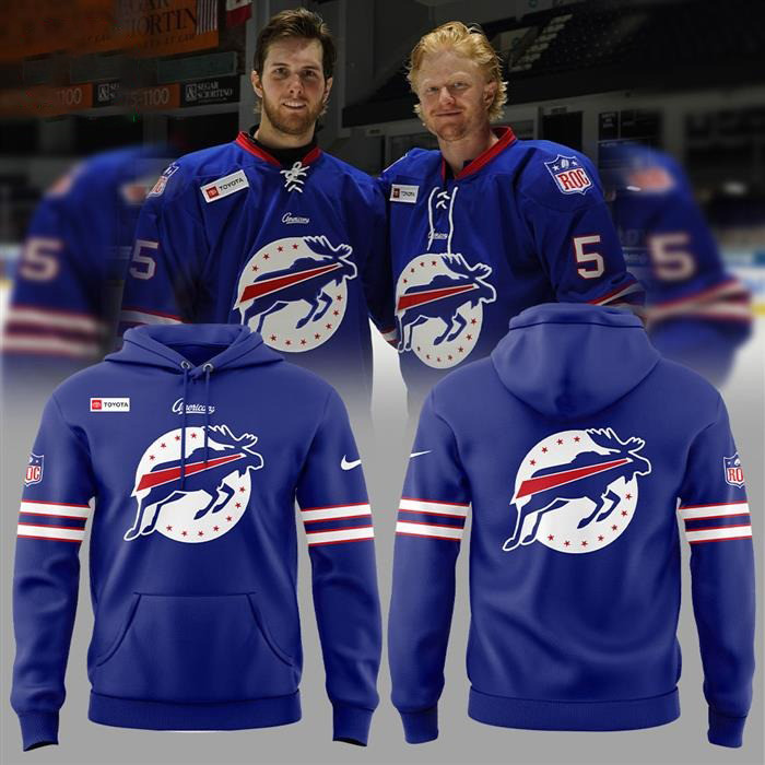 Rochester Americans Buffalo Bills Hoodie Gifts For Hockey Enthusiasts