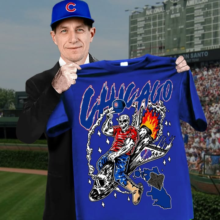 Rock Chicago Cubs T-Shirt Baseball Lover Best Gifts For Cubs Fans For Him Her