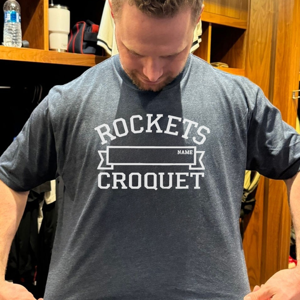 Rockets Croquet The Benchwarmers Shirt Birthday Gifts For Father