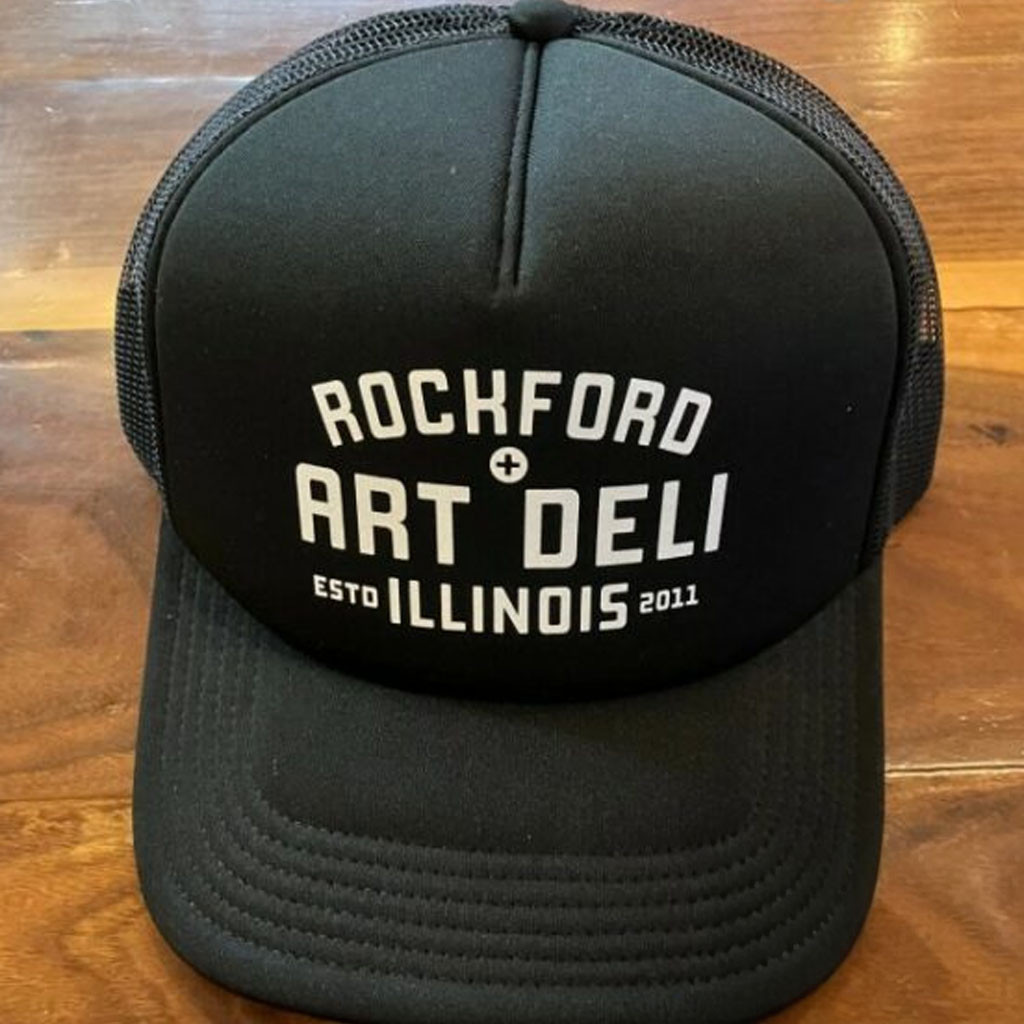 Rockford Art Deli Merch Rockford Industrial Trucker Hat Present For Husband-1