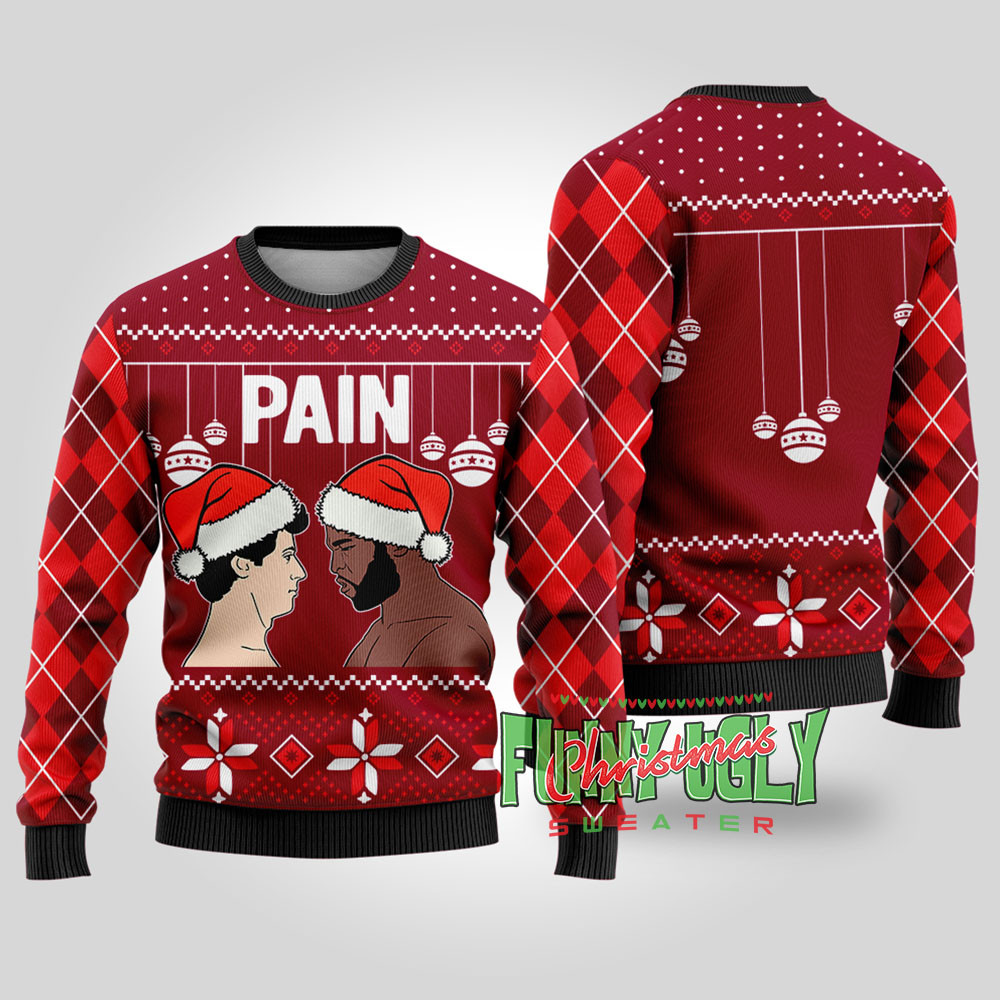Rocky Iii Ugly Christmas Sweater Cardinal Red Lovely Merch Gift for Cozy Winter Nights