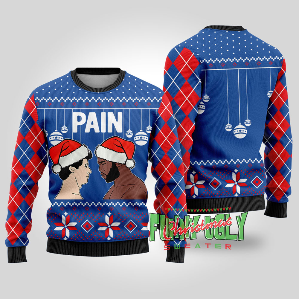 Rocky Iii Ugly Christmas Sweater Royal Best Christmas Merch Gift for Family and Friends
