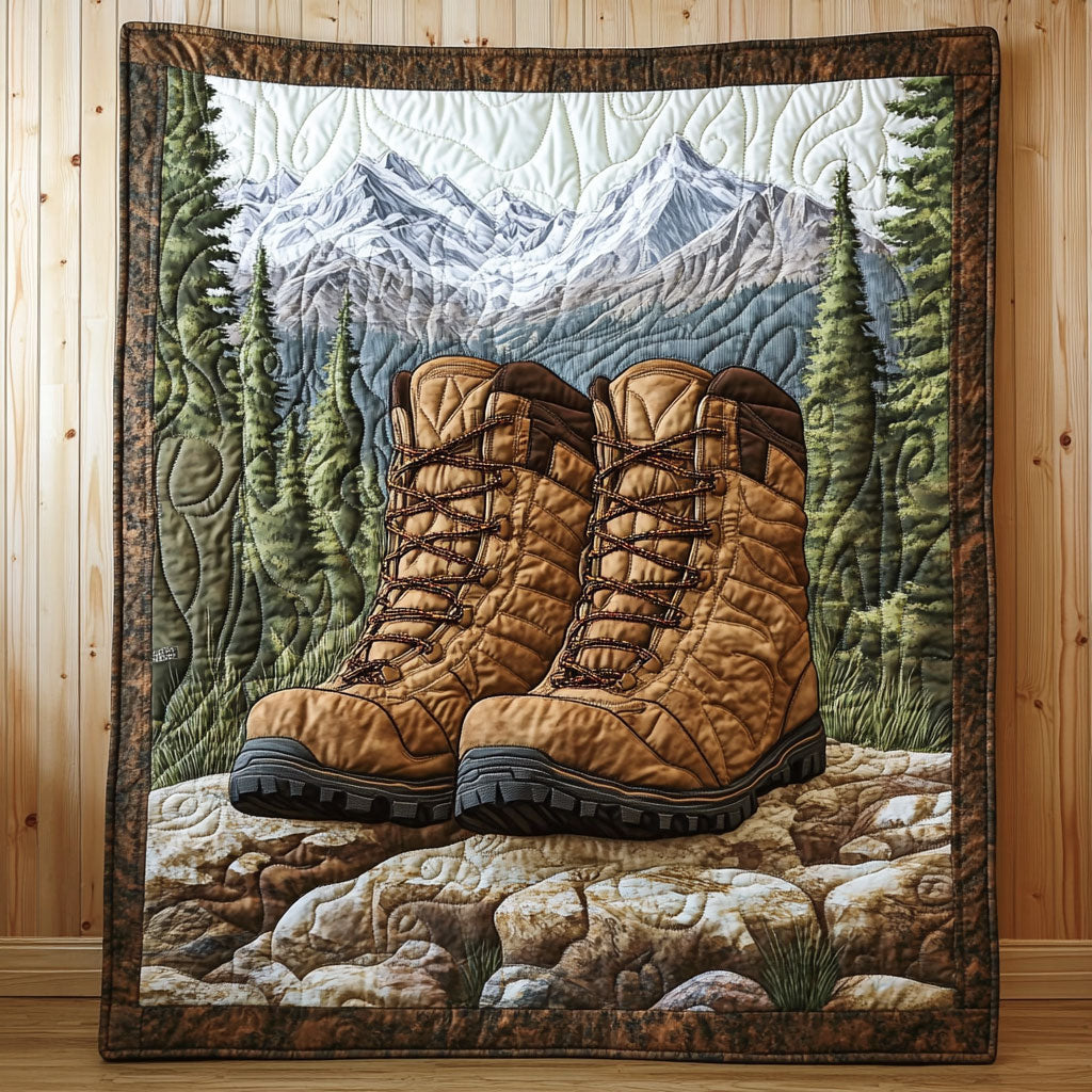 Rocky Path Quilt Luxury Quilt Blanket for Elegant Home Decor