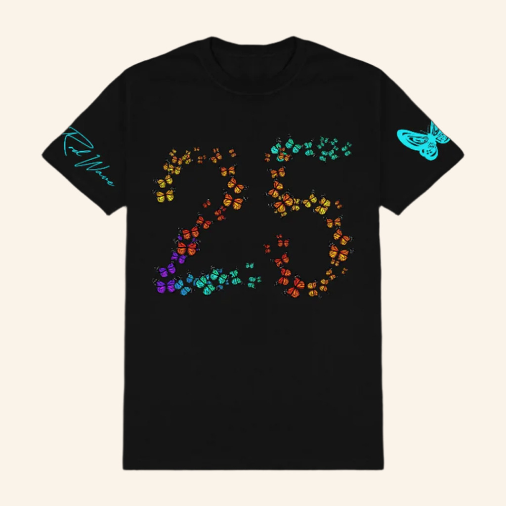 Rod Wave Merch Butterflies 25 Black T-Shirt Unique Birthday Gift For Husband Rod Wave Merch Butterflies 25 Black T-Shirt Unique Birthday Gift For Husband