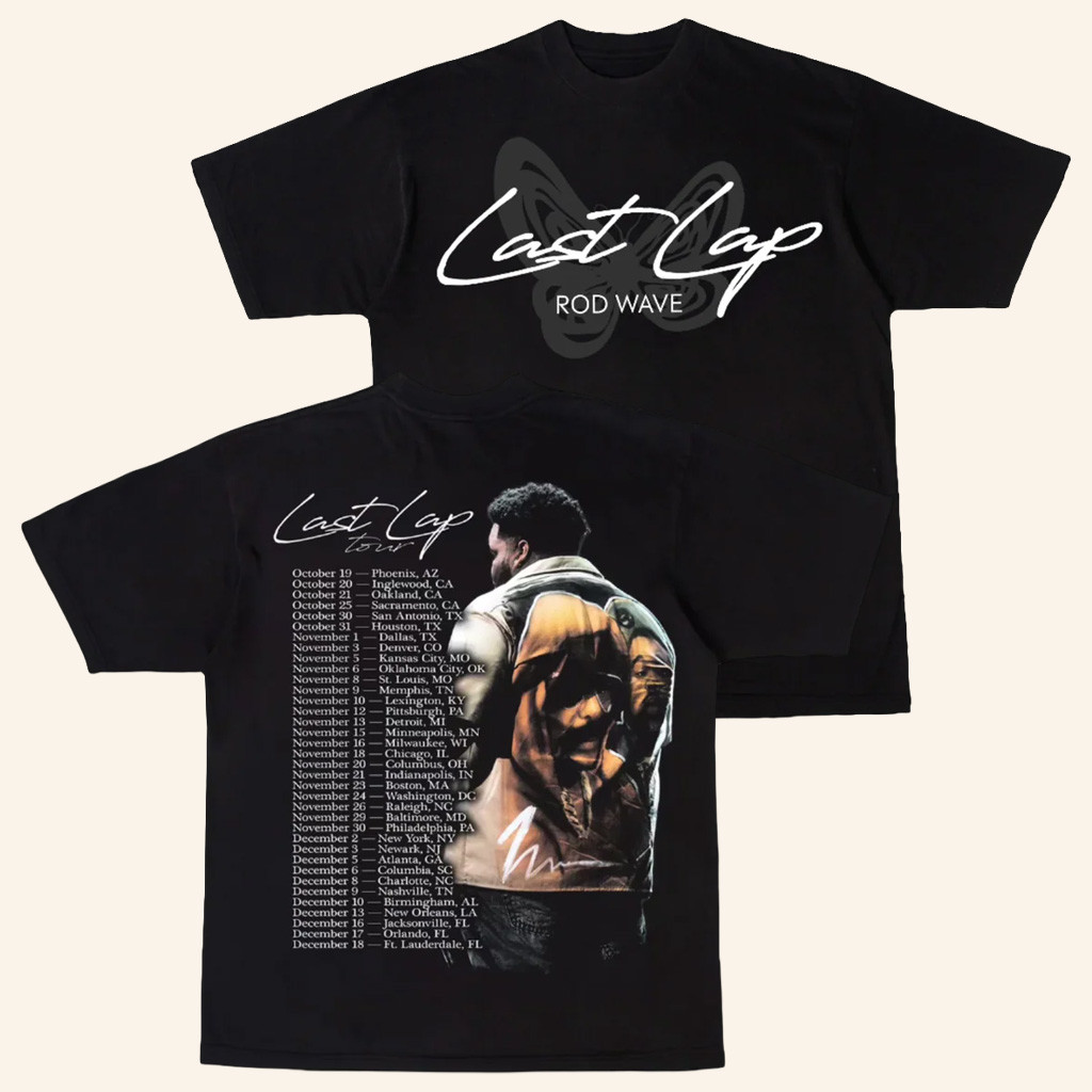 Rod Wave Merch Last Lap Tour Photo T-Shirt Presents For Music Lovers Rod Wave Merch Last Lap Tour Photo T-Shirt Presents For Music Lovers