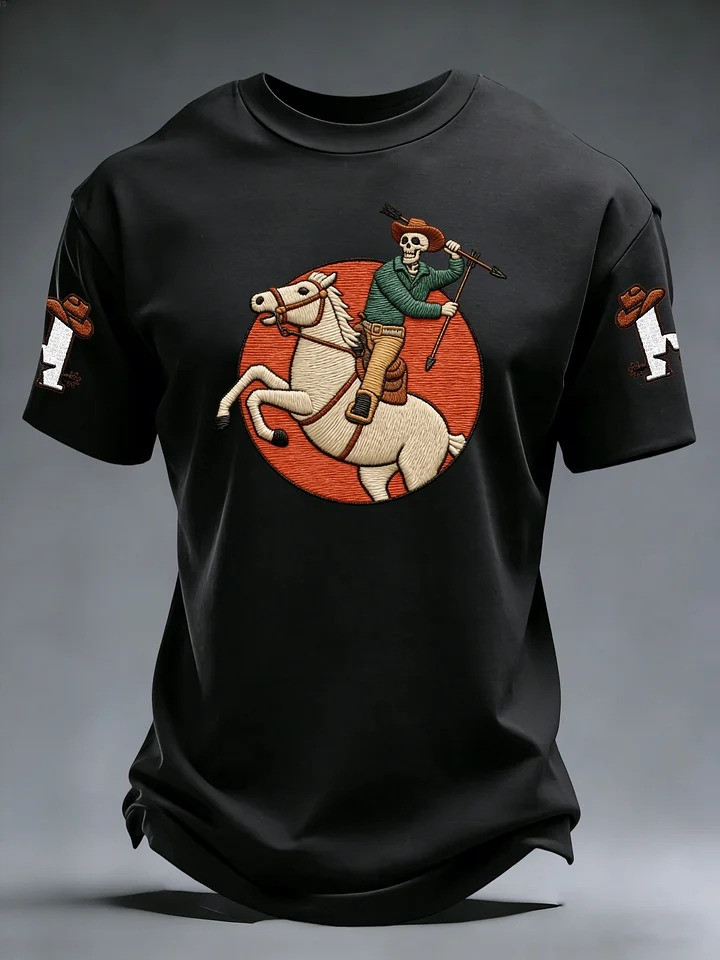Rodeo Cowboy T Shirt Western Rider Graphic Gift For Houston Texas Fans