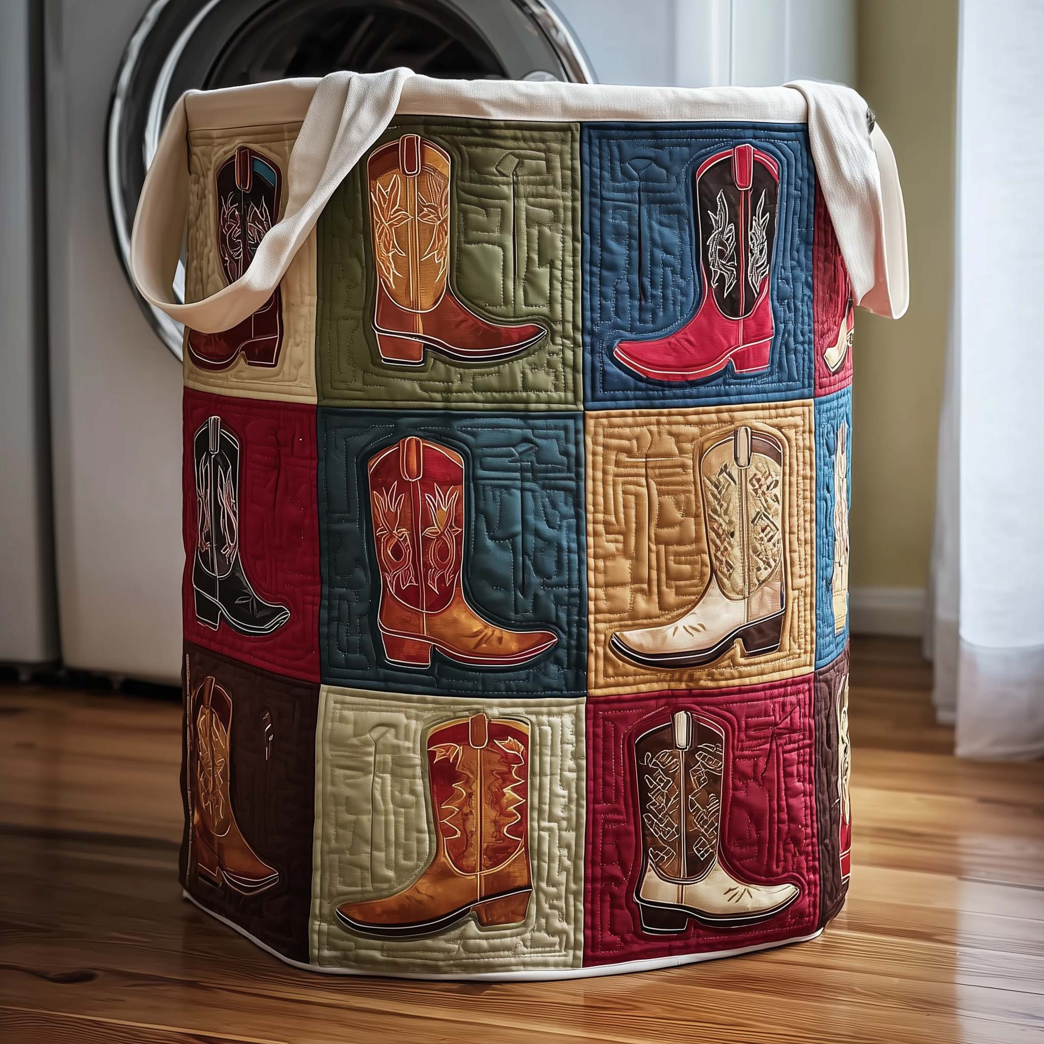 Rodeo Roundup Quilted Laundry Basket Laundry Room Signs Gifts For Cowgirls