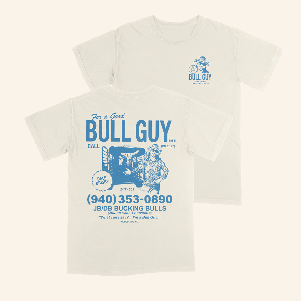 Rodeo Time Merch Bull Guy T-Shirt Husband Christmas Gift Ideas