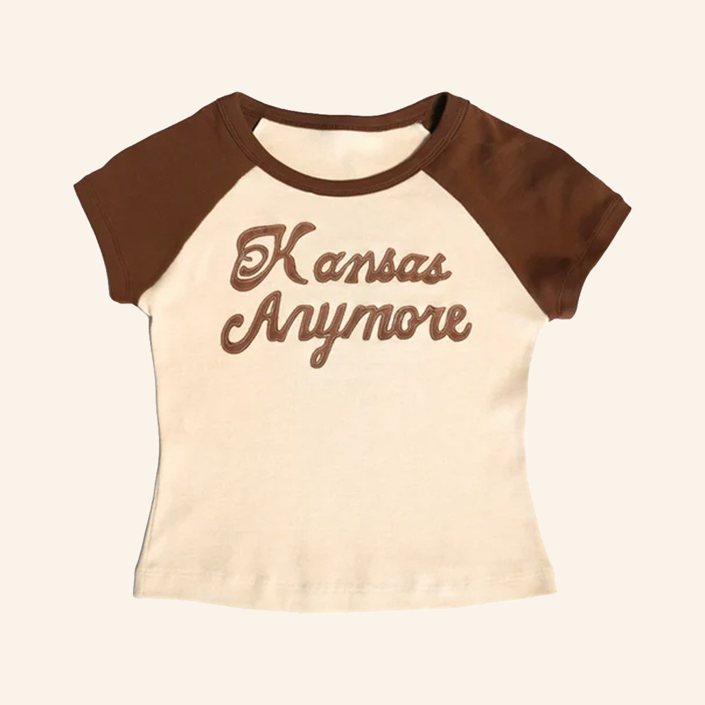 Role Model Merch Kansas Anymore Cropped T-Shirt Unique Gifts For Music Lovers Role Model Merch Kansas Anymore Cropped T-Shirt Unique Gifts For Music Lovers