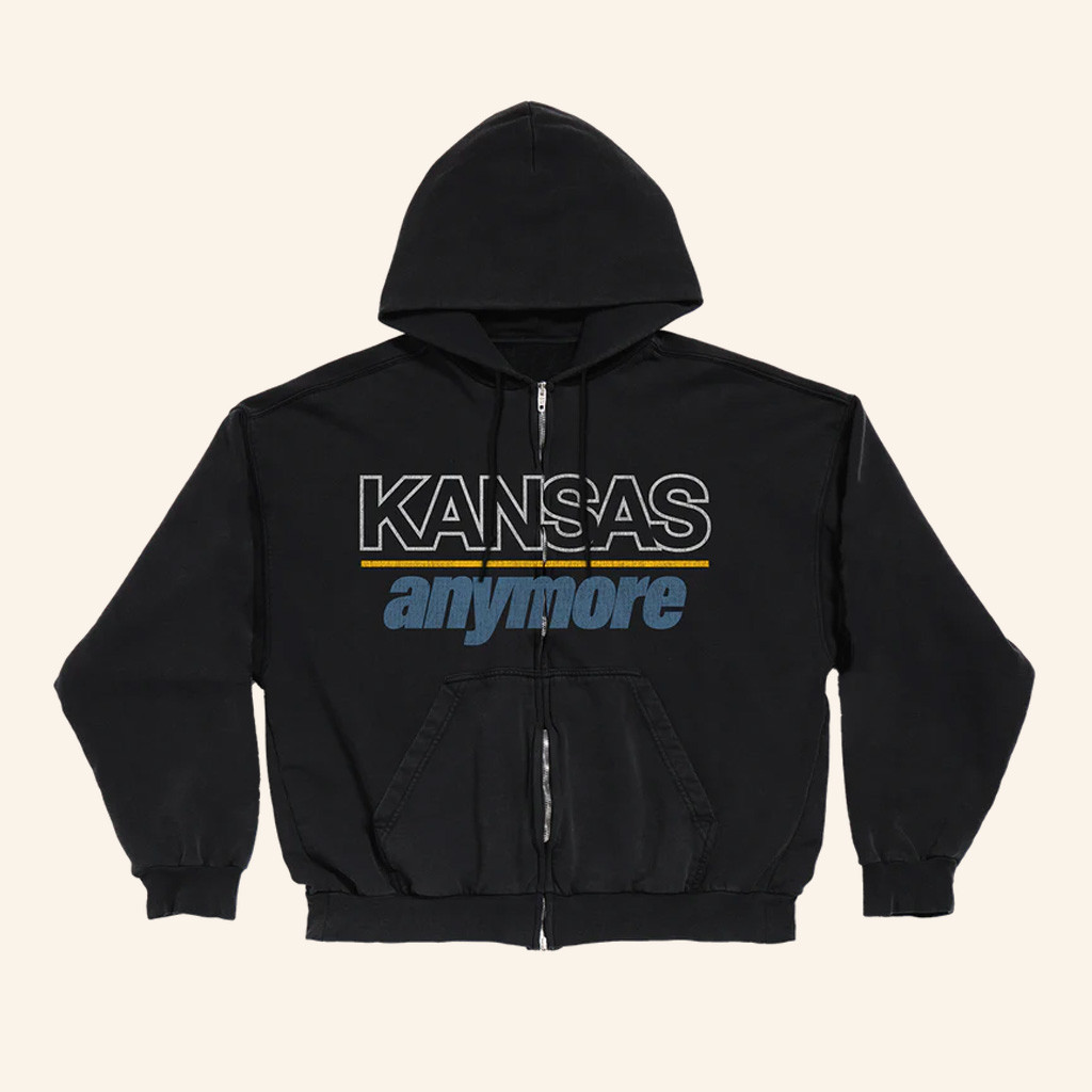 Role Model Merch Kansas Anymore Zip Hoodie Christmas Presents For Boyfriend Role Model Merch Kansas Anymore Zip Hoodie Christmas Presents For Boyfriend