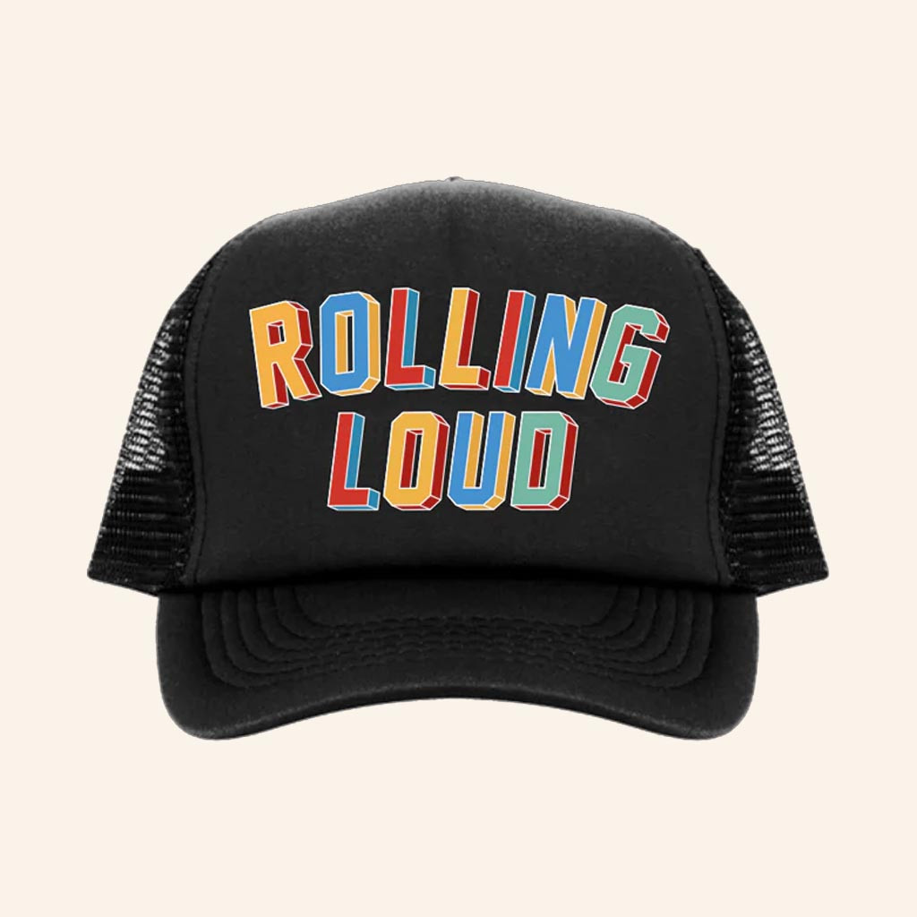 Rolling Loud Merch Black Portugal 23 Trucker Hat Best Gifts For Music Lovers