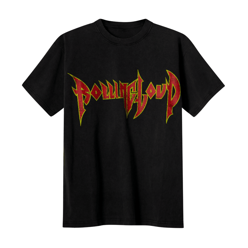 Rolling Loud Merch RL Metal Logo Heavy Distressed Black T-Shirt Gifts For Dad Gift for Dad Rolling Loud Merch RL Metal Logo Heavy Distressed Black T-Shirt Gifts For Dad Gift for Dad