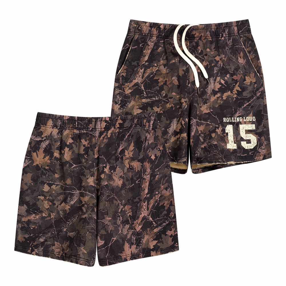 Rolling Loud Orlando 2026 Core Trailhead Camo Shorts Rolling Loud 15 Merch Gift For Music Lovers