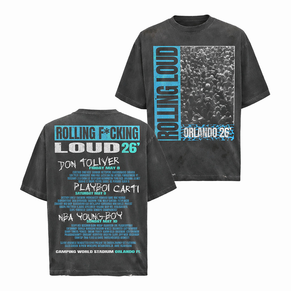 Rolling Loud Orlando 2026 Don Toliver T-Shirt Music Festival Shirt Unique For Music Lovers