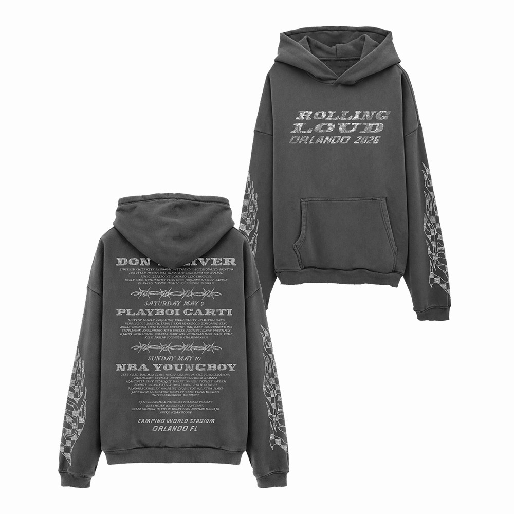 Rolling Loud Orlando 2026 Lineup Hoodie Music Apparel Best Gift For Friends