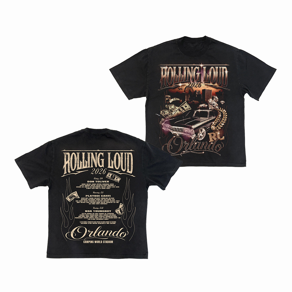 Rolling Loud Orlando 2026 T-Shirt Music Concert Merch Great Gift For Boyfriend