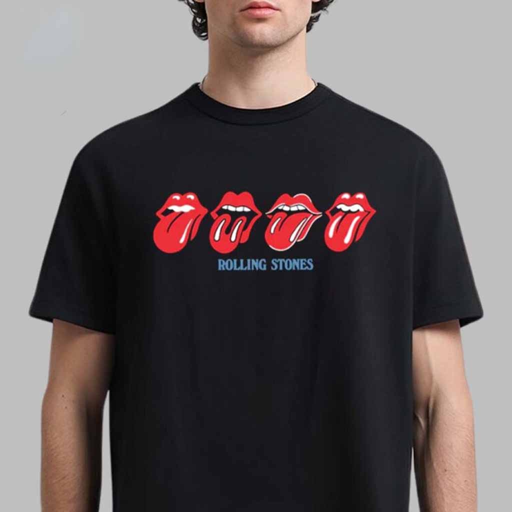 Rolling Stones Licks Logo And Evolutionary Tongue Artwork T-Shirt Rolling Stones Merch Gifts For Besties Rolling Stones Licks Logo And Evolutionary Tongue Artwork T-Shirt Rolling Stones Merch Gifts For Besties