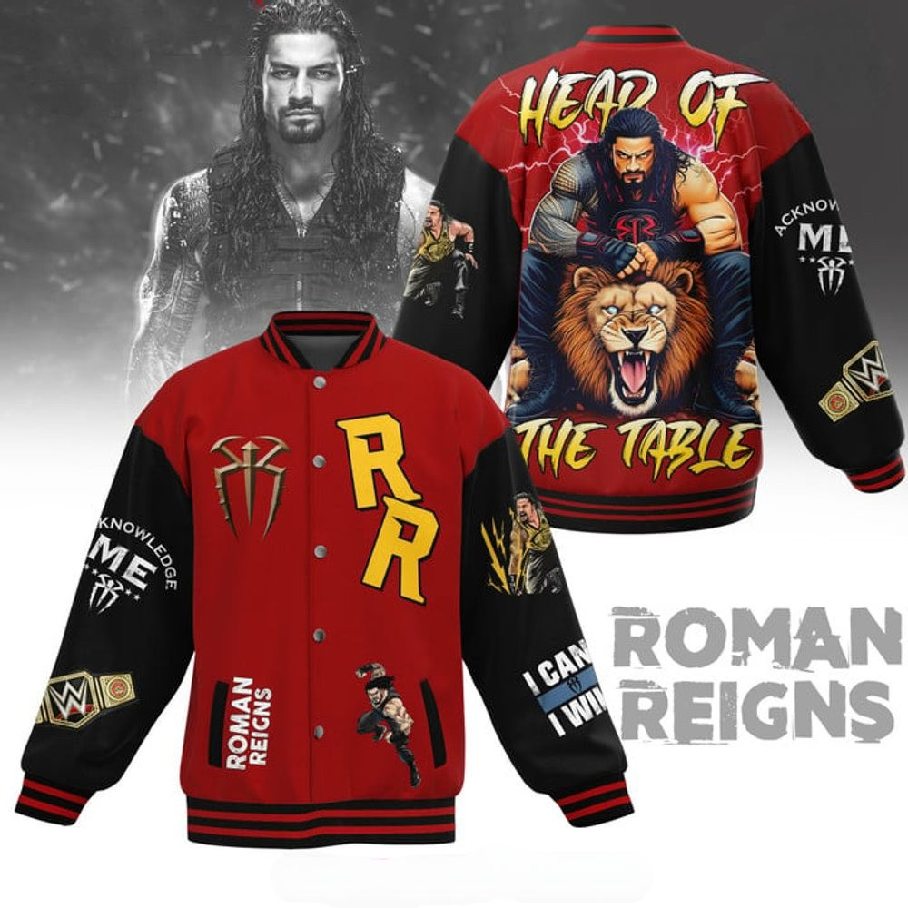 Roman Reigns Head of the Table Varsity Jacket Gifts For Fans
