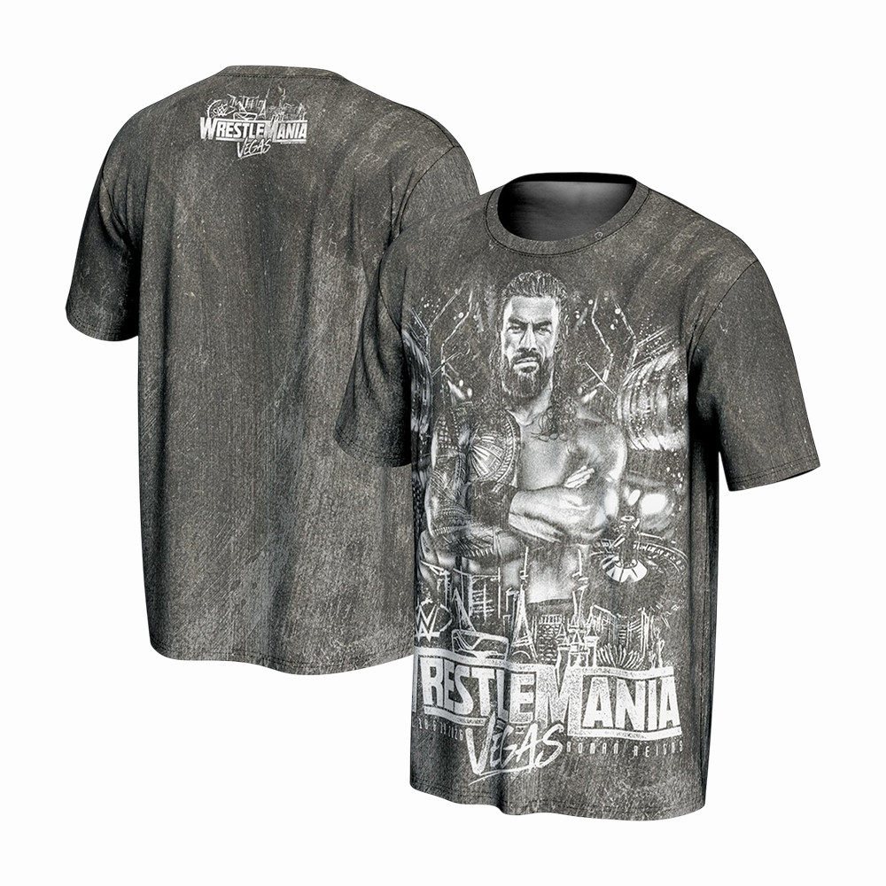 Roman Reigns WrestleMania Superstar T-Shirt WWE Streetwear Clothes Best Gift For Him