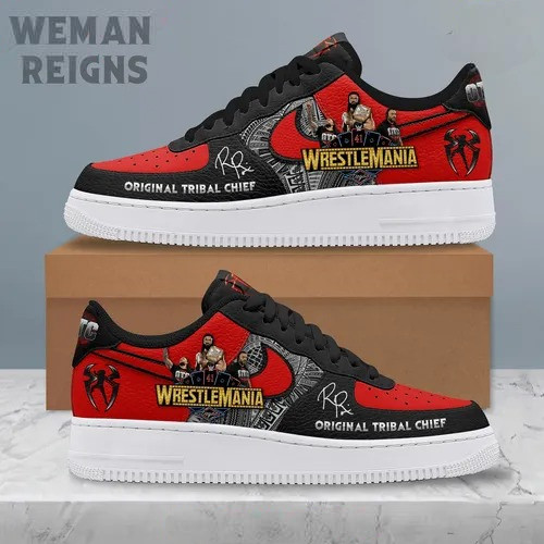 Roman Reigns WrestleMania Vegas Limited Nike Air Force 1 Father's Day Gifts