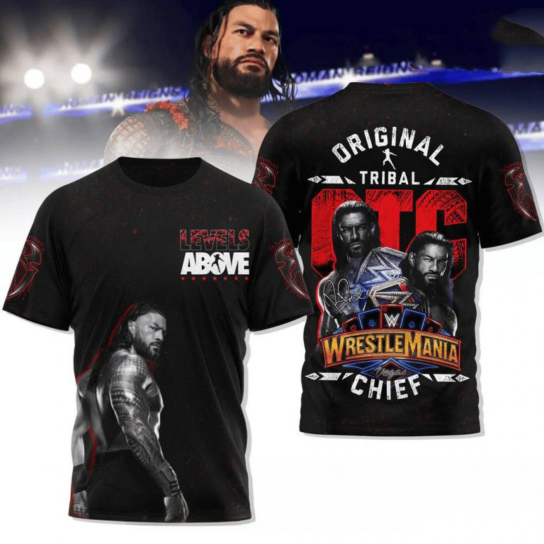 Roman Reigns WrestleMania Vegas Special T-Shirt Unique Gifts For Hockey Lovers