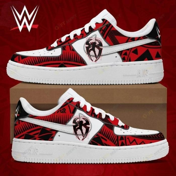 Roman Reigns WWE Nike Air Force Shoes Father's Day Gifts Music Lover