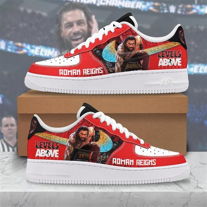 Roman Reigns WWE Nike Air Force Shoes Gifts For Boyfriend