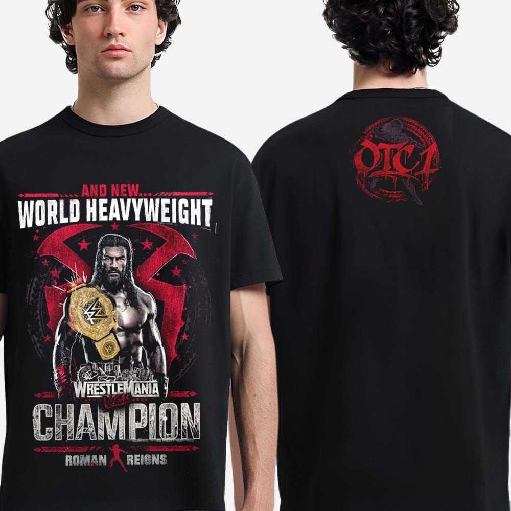 Roman Reigns WWE Wrestlemania 42 Vegas Winner T-Shirt WWE Clothes Roman Reigns Fans Gift