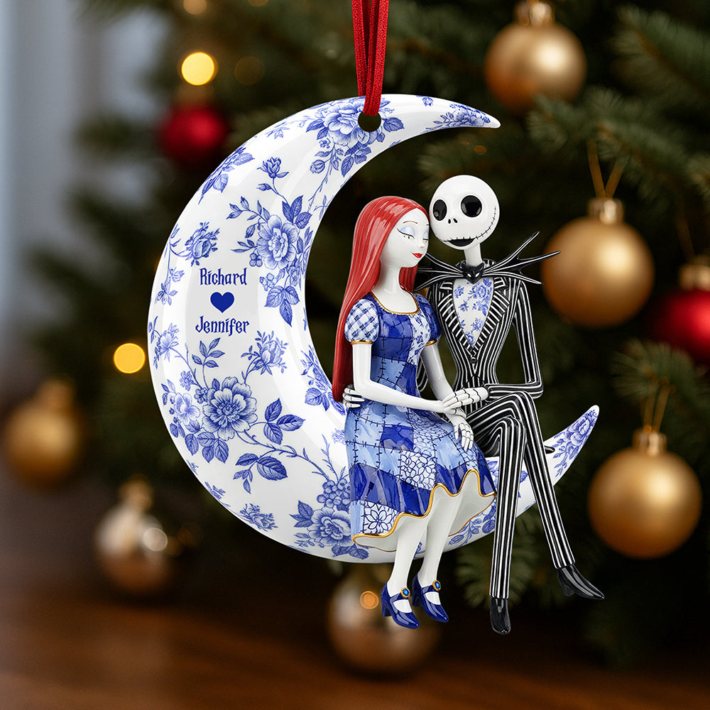 Romantic Moon Couple Ornament - Personalized Christmas Gifts For Couple - Xmas Home Decoration Gift Romantic Moon Couple Ornament - Personalized Christmas Gifts For Couple - Xmas Home Decoration Gift