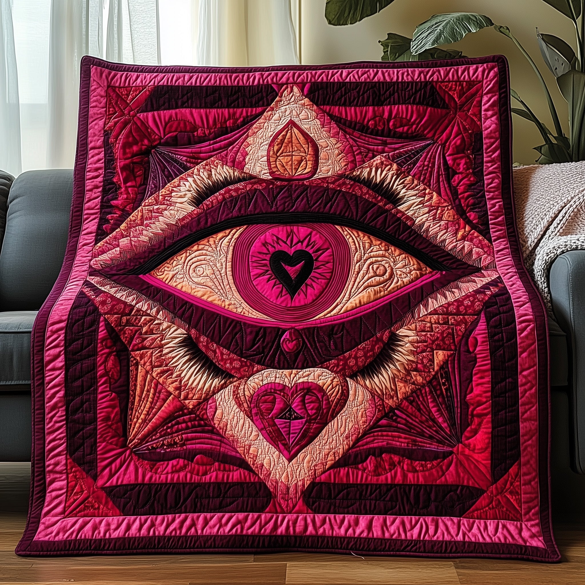 Romantic Touch Quilted Blanket Merchandise Throw BlanketChristmas Daughter Gifts