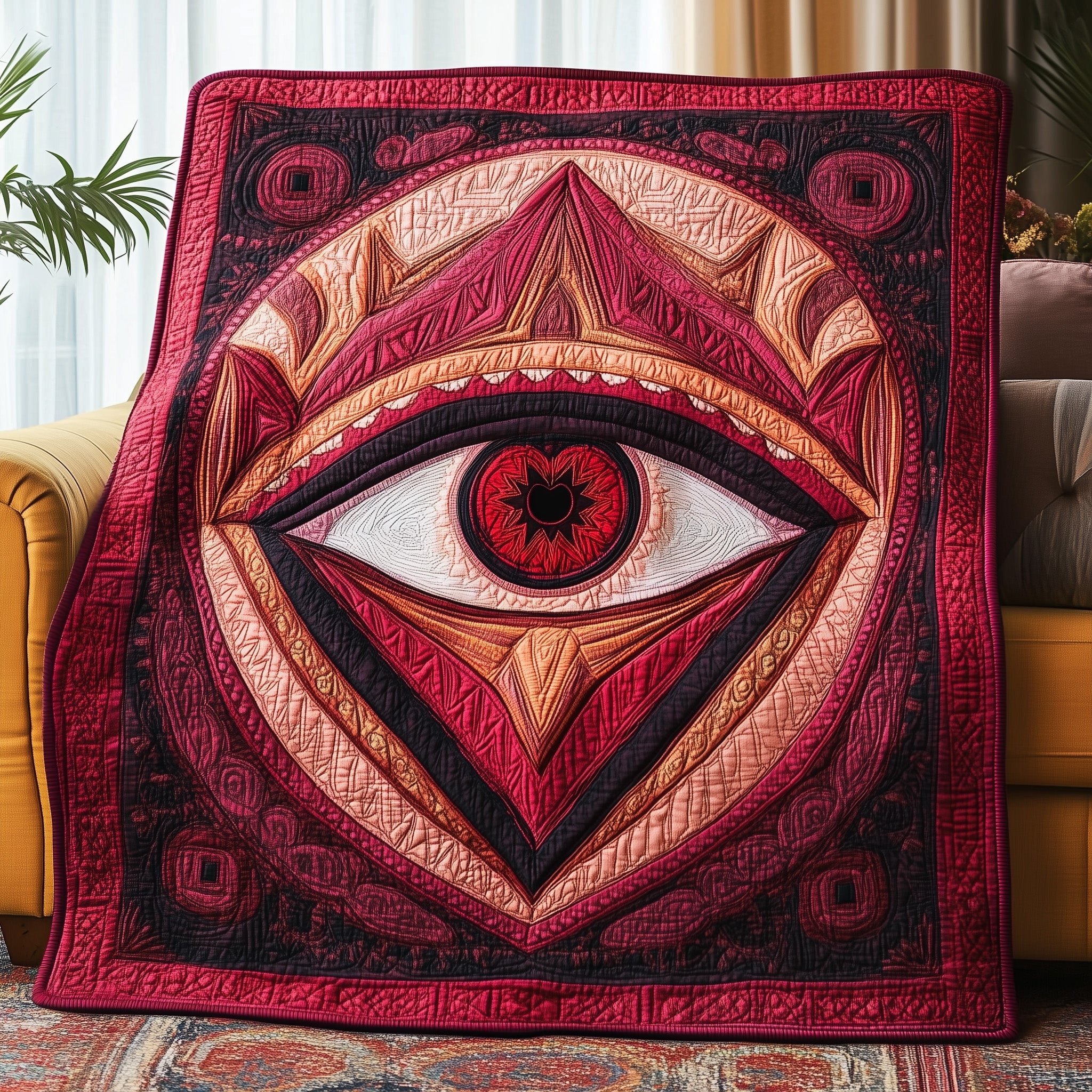 Romantic Touch Quilted Blanket Merchandise Throw BlanketXmas Presents For Daughter