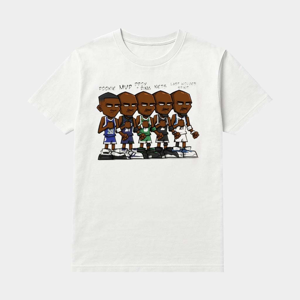 Rookie MVP Dpoy Ring Nets Last Wolves Stint Basketball Player Cartoon Shirt Gifts For Fans
