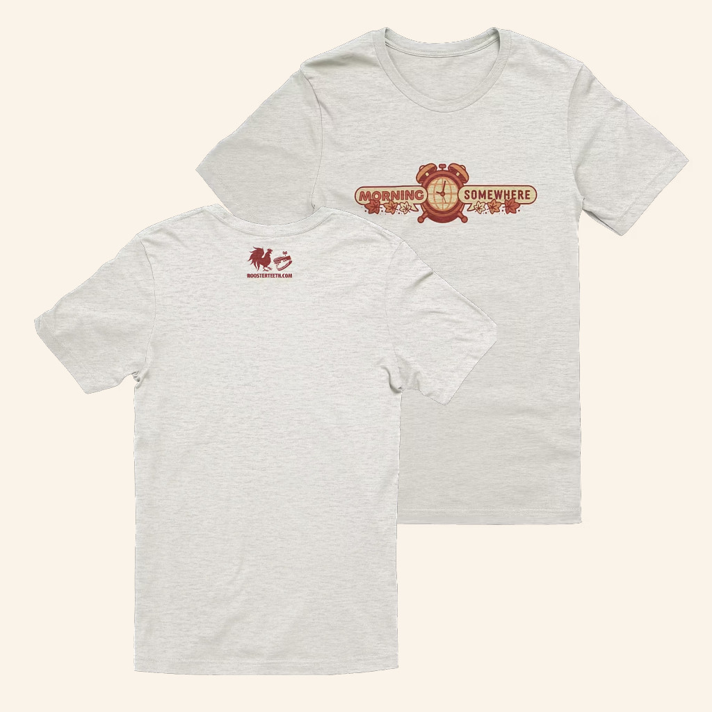 Rooster Teeth Merch Morning Somewhere Autumn Logo T-Shirt Gifts For Friends