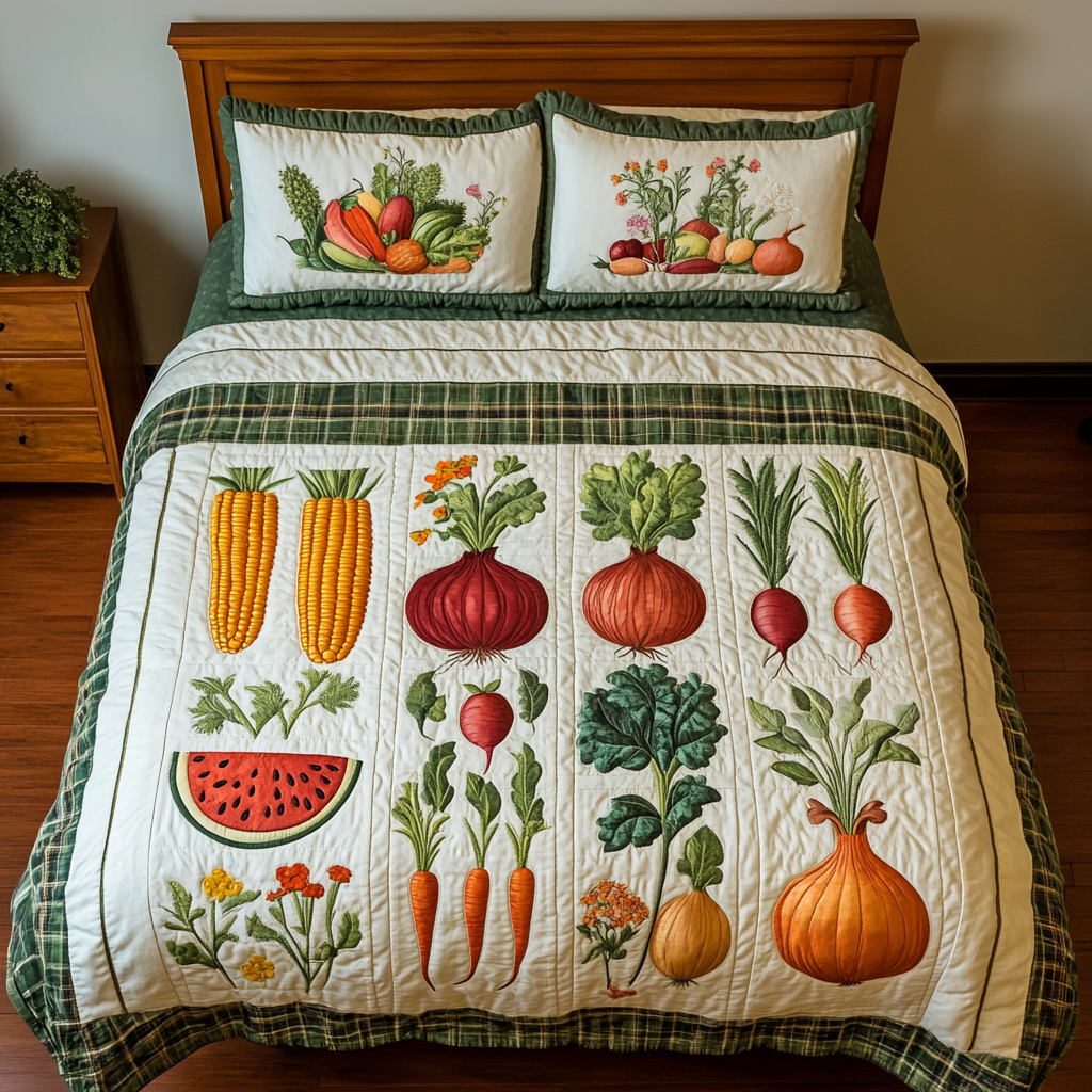 Root Revival Quilted Bedding Set Farmhouse Home Decor Ideas Secret Santa Pressent Ideas