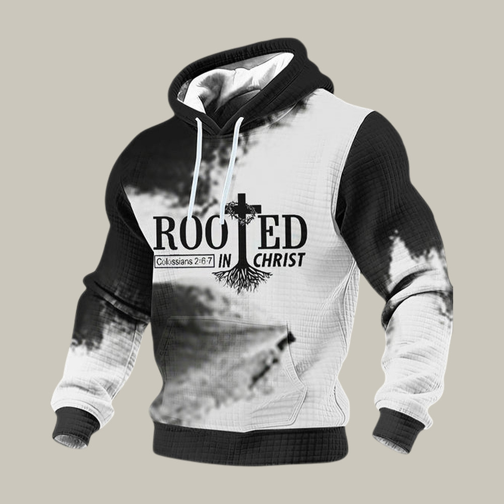 Rooted Colossians In Christ Hoodie Bible Inspired Apparel Present For Father's Day