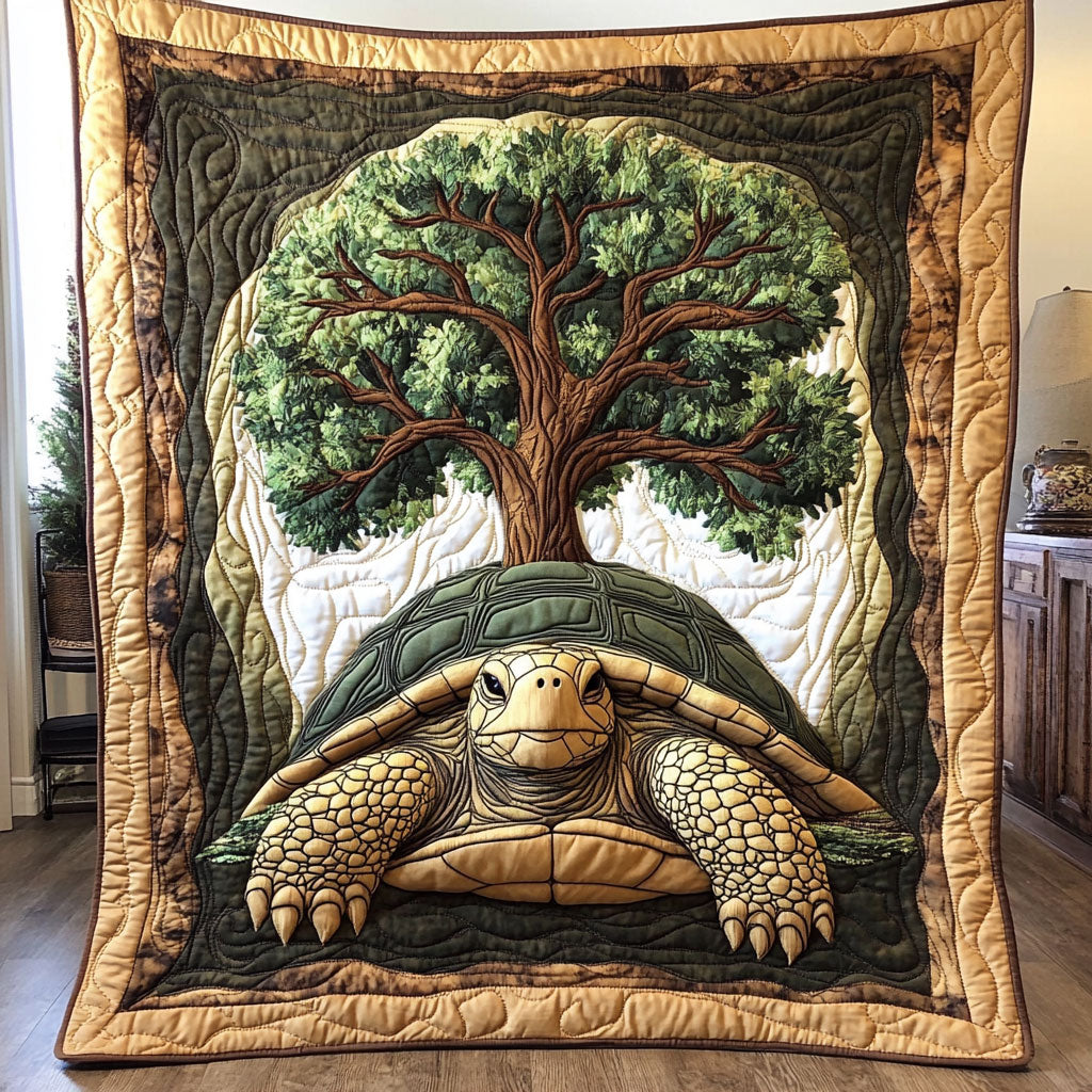 Rooted Journey Quilt Beautiful Printed Quilt Blanket for Home Aesthetics